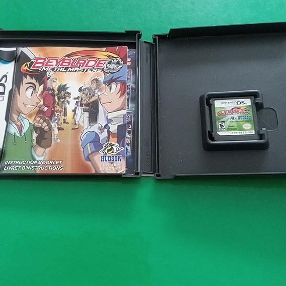 Beyblade Metal Masters DS Video Game + Vulcan Horuseus 145D Beyblade Bundle - Picture 4 of 11
